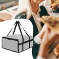 thumbnail image 6 of Insulated Food Delivery Bag Pizza Carrier Catering Tote Reusable and Foldable for Outdoor Picnics and Lunch, 6 of 9