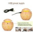 thumbnail image 1 of Humidificateur Portable Mini Étoile Grain de Bois Humidificateur Étoile Creux 130 ml Diffuseur d'Aromathérapie Translucide Coloré, 1 of 9