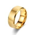 thumbnail image 1 of 6 Colors Classic 8mm Tungsten Mens Ring Surface Brushed Stainless Steel Ring for Women Wedding Band Couples Jewelry Accessories, 1 of 5