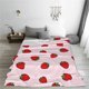 thumbnail image 5 of Fotbe Strawberry Manta de Franela Acolchonada con Estampado, Súper Suave y Esponjosa, Extra Grande para Sofá, Cama, Uso Todo el Año-60"x50", 5 of 7