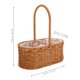 thumbnail image 2 of IFANLANDOR Cesta Tejida Portátil Color Marrón Con Asa Ideal Para Picnic Y Almacenamiento En El Hogar, 2 of 7