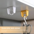 4 Pcs Bracket Hook Rotatable Curtain Rod Holders Tension Rod Holder