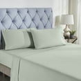 thumbnail image 4 of Modern Threads 4-Piece Seafoam Cotton Flannel Adult Bed Sheet Set, California King, 4 of 4
