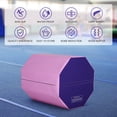 thumbnail image 6 of YRLLENSDAN 24x 26 inch Octagon Tumbling Mat for Gymnastics, Gymnastics Octagon Tumbler Mat Fitness Equipment Mat Home Gym, Pink, 6 of 7