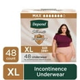 thumbnail image 3 of (2 pack) Depend Silhouette Women’s Incontinence & Postpartum Bladder Leak Underwear, XL, 48 Count, 3 of 12