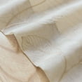 thumbnail image 7 of Curtainking Kitchen 26x36 inch Leaf Embroidered Sheer Curtains Farmhouse Small Window Curtains Cafe Curtains Beige, 2 Panels, 7 of 7