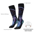 thumbnail image 3 of Daiia Sports Socks Dreamcatcher With Colorful Feathers Printed Novelty Crew Socks for Men Women Knee High Socks Cotton Socks Soft & Breathable Support Unisex Socks, 3 of 9