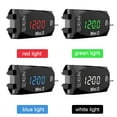thumbnail image 4 of Labymos 3 in 1 Motorcycle Meter LED Digital Time Clock Thermometer Voltage Voltmeter Waterproof Battery, 4 of 8