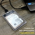 thumbnail image 4 of Caja de disco duro externo USB 3.0 Disco duro transparente USB 3.0, 4 of 8