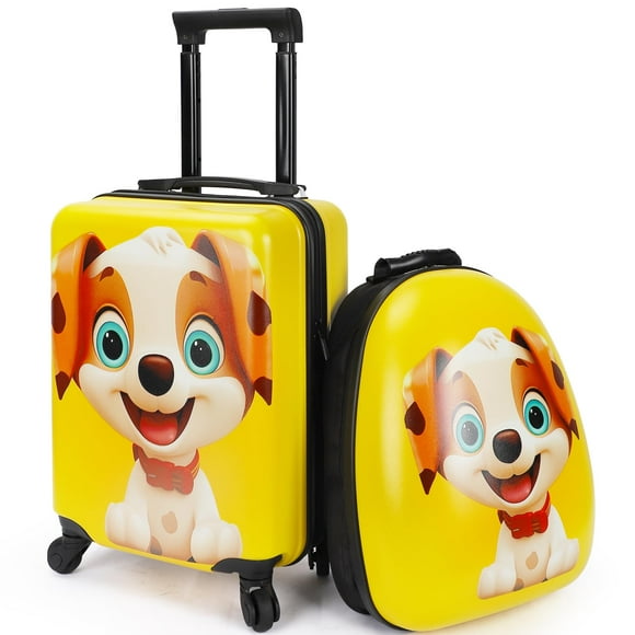 Set de equipaje infantil Emissary Puppy Hardshell con ruedas