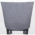 thumbnail image 4 of Navy Blue & White Checked Gingham Dining Room Chair Back Covers or Seat Covers by Penny's Needful Things (Chair Back Cover Only) (16 W x 16 H CHAIR BACK), 4 of 4