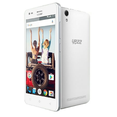 Yezz 5E4, 5.0'', 3G Smartphone, 1GB RAM, Unlocked, Android OS v.7.0 Nougat, Memory (8G), Dual Sim, 5Mp/2Mp,
