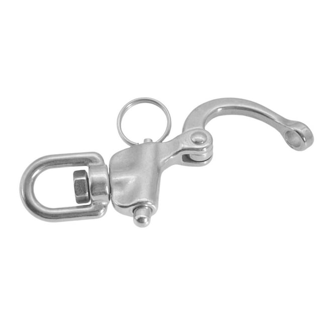 Maoww Manilles à Il Pivotantes Bateau Gréement en Acier Inoxydable Spinnaker Type Verrouillable Anneaux en Acier