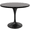 Black, variant on LeisureMod Verve Mid-Century Modern Dining Table with a 36" Round MDF Tabletop and Black Steel Pedestal Base for Kitchen and Dining Room, Black
