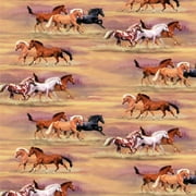 Horses Wild Running Pattern Premium Roll Gift Wrap Wrapping Paper