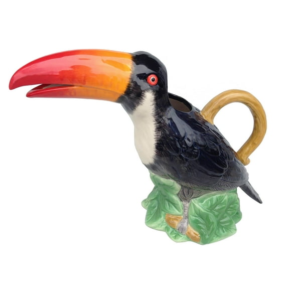Blue Sky Ceramic Toucan Pitcher, Multicolor