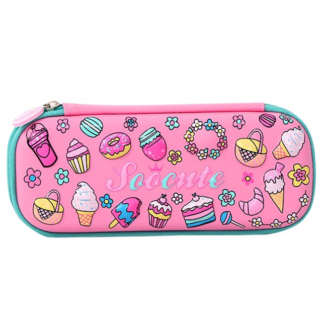 Pochette de Papeterie Dessin Animé Imperméable Grande Capacité Trousse à Crayons Décontractée