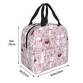 thumbnail image 2 of Disketp Easter Rabbit Lunch Bag for Women Men, Leakproof Thermal Cooler Sack Food Handbags Case High Capacity forTravel Work School Picnic, 2 of 5