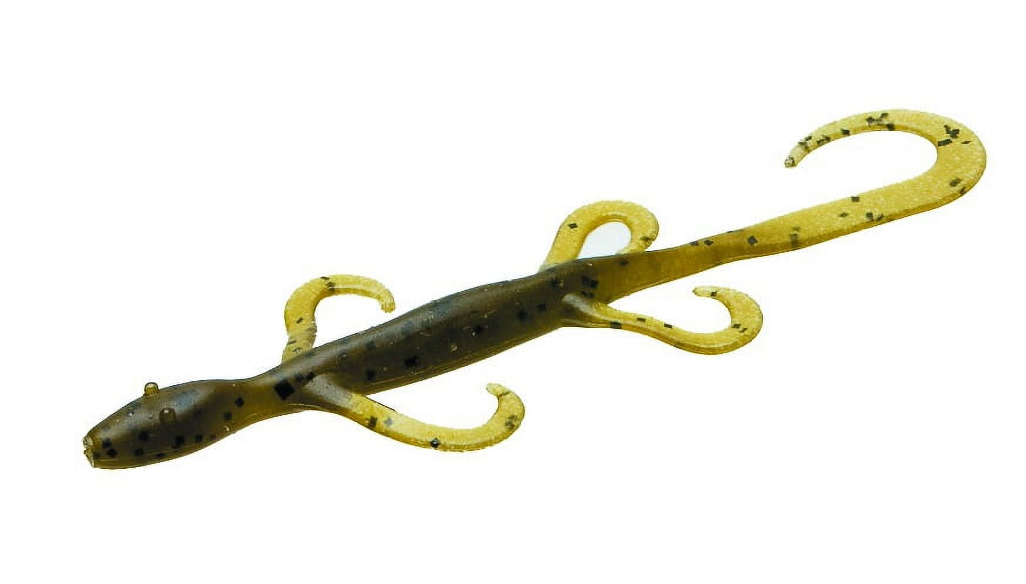 (2 pack) Zoom Mini Lizard 4'' Green Pumpkin 15pk