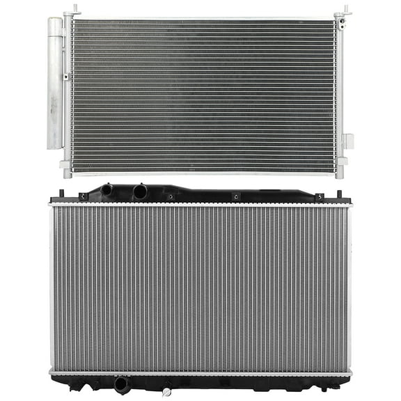 cciyu Aluminum Radiator Replacement 2006-2011 for Honda for Civic 2926 Plastic Radiator Auto Parts Complete radiator Radiator Engine Coolant Radiator Assembly Radiator
