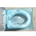 thumbnail image 3 of Cubierta de asiento de inodoro desechable portátil, impermeable, antipolvo, embalaje de un solo Chip, cubierta de asiento de inodoro de viaje, 3 of 8