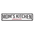 thumbnail image 2 of Mom's Kitchen Established Novelty Decor, Metal Wall Sign - 4x18 Inches, 2 of 4