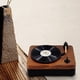 thumbnail image 4 of Altavoz con forma de fonógrafo retro, reproducción de música con sonido Bluetooth inalámbrico portátil AweSitey EL011140-00, 4 of 5