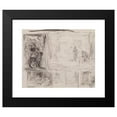 thumbnail image 2 of Narcisse-Virgile Diaz de La Peña 14x12 Black Modern Framed Museum Art Print Titled - Various Little Sketches for Characters Compositions, 2 of 5