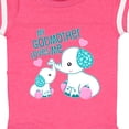 thumbnail image 4 of Inktastic My Godmother Loves Me-cute Elephants Boys or Girls Baby Bodysuit, 4 of 5