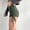 Army Green, variant on Tbopshirt High Waisted Shorts Women Wrinkled High Waist Hip Stretch Running Fitness Yoga Pants Biker Shorts