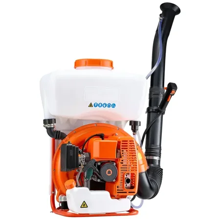 63CC 3HP Gas Powered Backpack Fogger Sprayer 4 Gallon Tank for Fleas Ticks Critters Control Gardening Farming Powder Liquid Mister Duster System