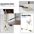 thumbnail image 3 of Herramientas de recogida de aluminio, pinza plegable de 81 cm, abrazadera telescópica de goma larga oso de fresa  Electrónica, 3 of 4