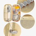 thumbnail image 5 of Double-layer Pencil Case Large Capacity Canvas Stationery Storage Bag Great Gifts For, 5 of 5