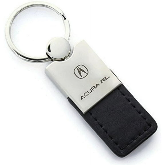Acura RL Keychain & Keyring - Duo Premium Black Leather