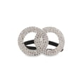 thumbnail image 3 of Allure Interlocking Rhinestone Ponytail Holder, 3 of 3