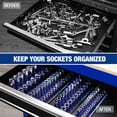 thumbnail image 2 of Set organizador de enchufes WORKPRO Impact 1/4 3/8 1/2 Drive de 4 piezas, 2 of 9