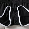 thumbnail image 3 of SWSMCLT Women's Autumn Shorts Athletic Cheeky Jogger Jogging Short Yoga Shorts Yoga Pants Breathable Comfy Black 14, 3 of 5