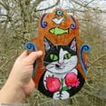 thumbnail image 6 of Unfinished Wood Hamsa Shape - Craft - up to 46" DIY 18" / 1/4", 6 of 8