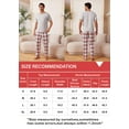 thumbnail image 6 of New autumn men's short-sleeved long pants home set (classic check pattern) - Simple and elegant, suitable for casual outings, 6 of 6