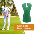 thumbnail image 3 of Meileang Golf Club Head Covers Dustproof Faux Leather Golf Putter Cover Solid Color Plush Lining Golf Club Cover Gift for Golfers, 3 of 8