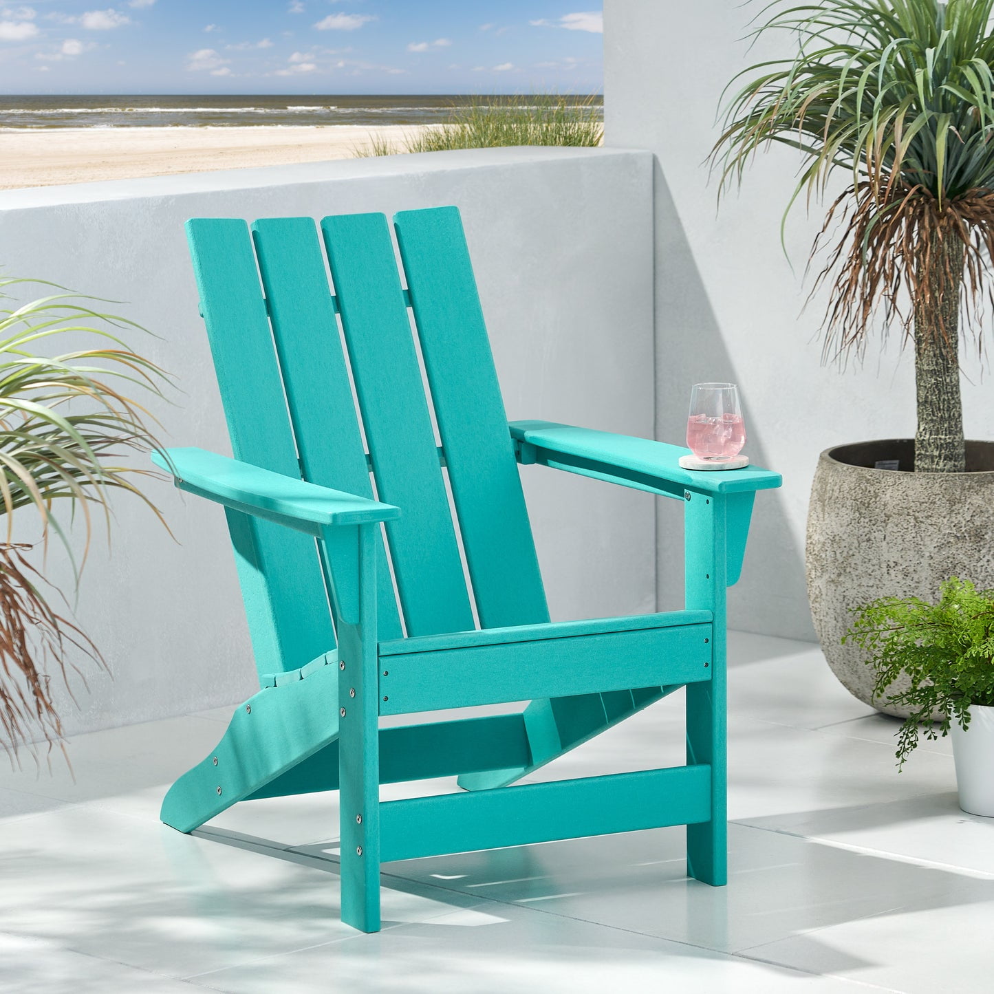 KUIKUI Panagiota Outdoor Resin Adirondack Chair