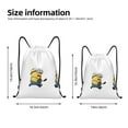 thumbnail image 2 of Pofeuu Minions for Water-Resistant 210D Drawstring Bag Compact Foldable Design Gym Yoga Travel Essentials Lightweight Carryall-Medium, 2 of 6
