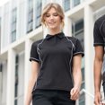 thumbnail image 2 of Finden & Hales Womens Coolplus Piped Sports Polo Shirt, 2 of 2