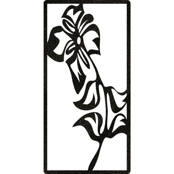 Flower Trellis - Metal Wall Art