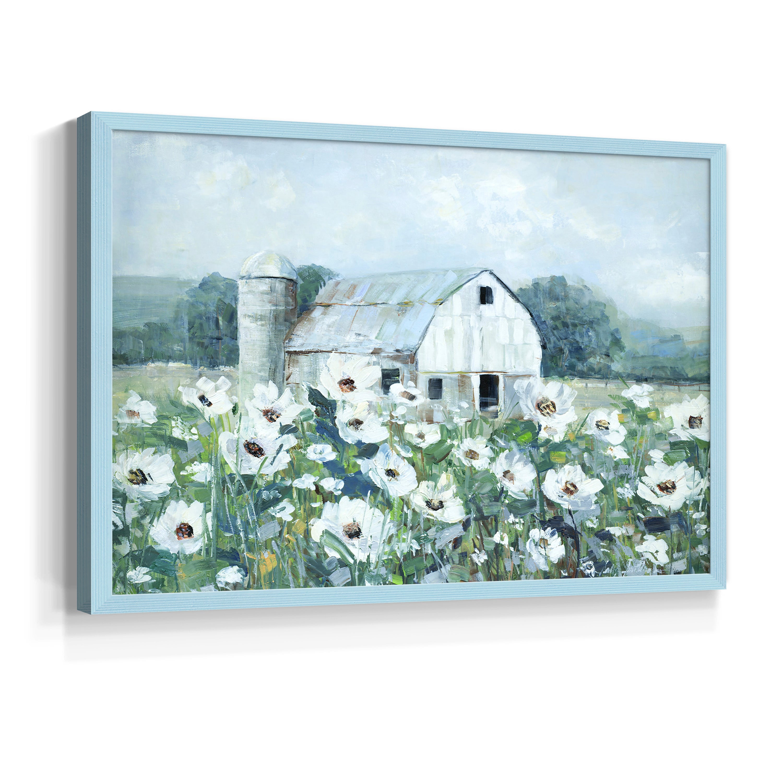 Dream Fields by Sally Swatland - Restickable Framed Giclée Print