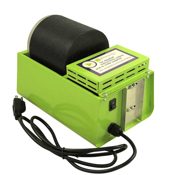 WireJewelry Professional Single Barrel Rotary Rock Tumbler with 3 Pound