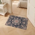 thumbnail image 2 of ODIKA 2'x3' Ultra-Soft Accent Mat, Scatter Vintage Pink Petal Toss Motif Featuring Decorative Entry None Washable, Bare feet friendly, Easy Care Indoor rug for Bedside, Footrest, 2 of 7