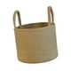 thumbnail image 5 of Cesta tejida redonda, cesta de almacenamiento de ropa, cesto para ropa sucia, cesta de lavandería multifunción con asas para el baño y el hogar S, 5 of 8