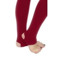 thumbnail image 3 of Vivian's Fashions Long Leggings - Cotton/Stirrup (Junior and Junior Plus Sizes), 3 of 3