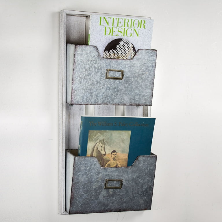 Galvanized wall organizer deals